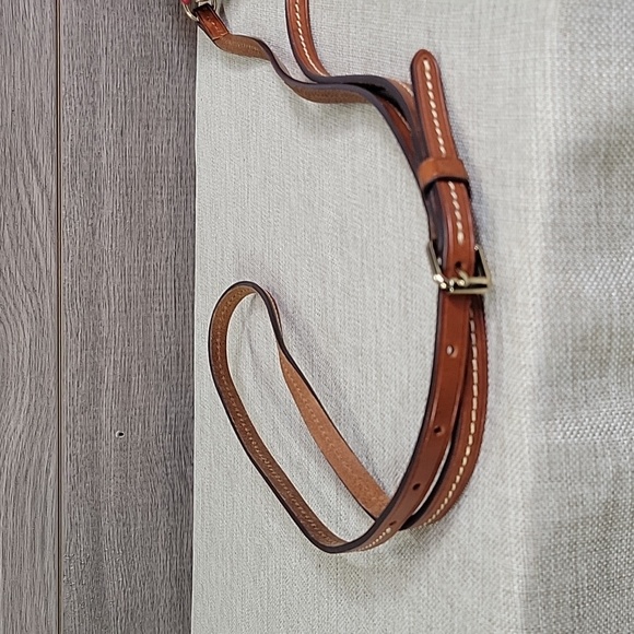 Dooney & Bourke Red Pebble Leather Crossbody Shoulder Bag - Picture 5 of 12